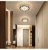 Luxury Modern Living Room Downlight Led Aisle Lamp Corridor Light Nordic Crystal Round Simple Entrance Light Entrance Lighting
