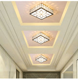 Luxury Modern Living Room Downlight Led Aisle Lamp Corridor Light Nordic Crystal Round Simple Entrance Light Entrance Lighting