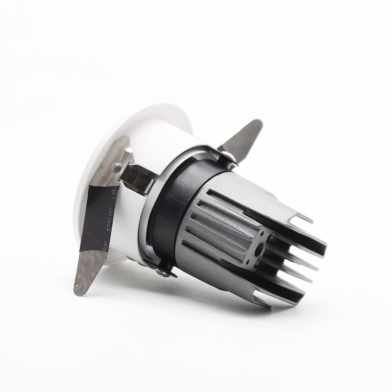 Led spotlight deep anti-glare without main light commercial embedded downlight wall washer for living room 5W 7W 9W 12W 15W COB ceil