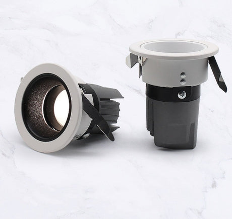 Led spotlight deep anti-glare without main light commercial embedded downlight wall washer for living room 5W 7W 9W 12W 15W COB ceil