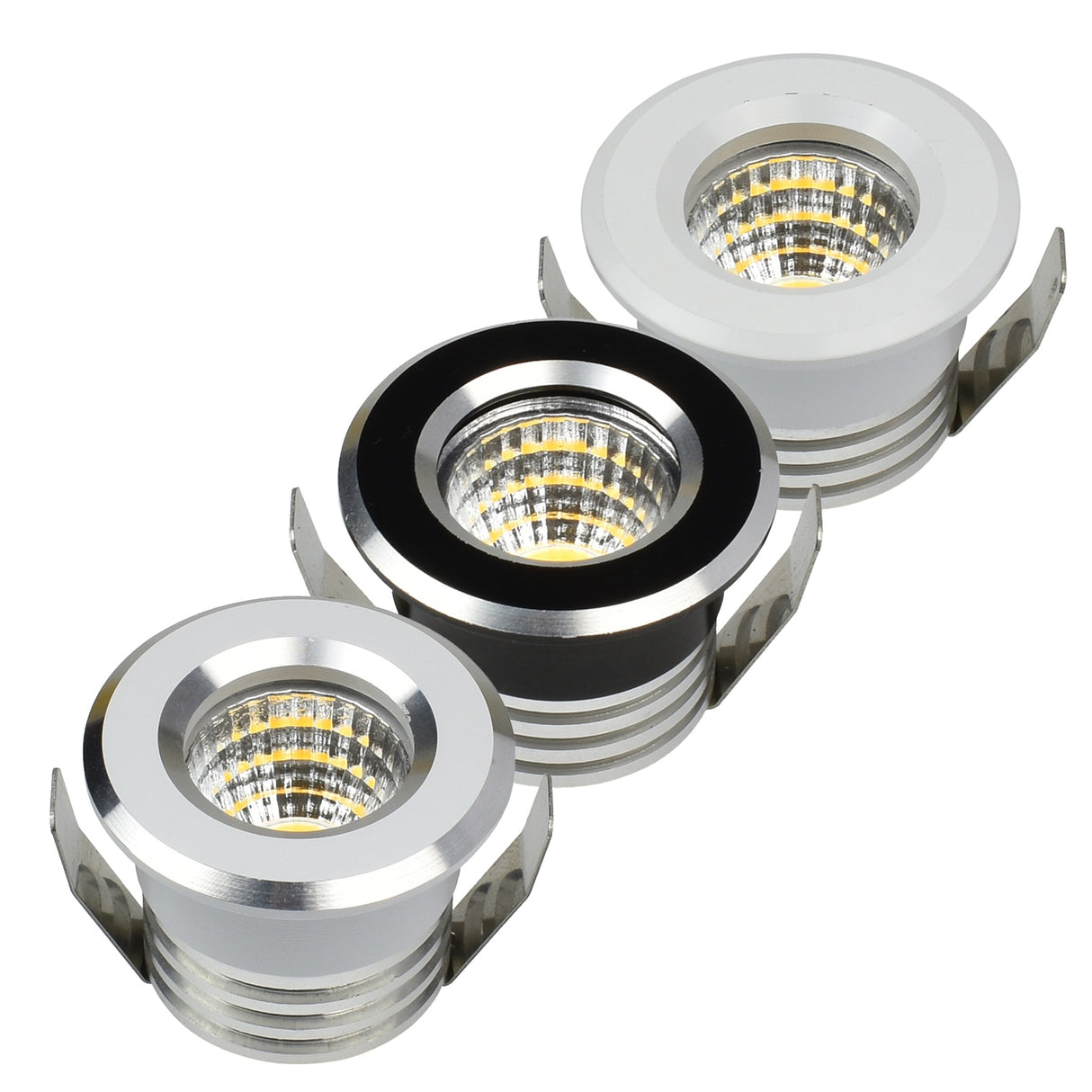 Mini LED Spot Downlights COB AC12V 3W Light For Ceiling Cabinet Chowcase Loft Decorations Cut Out 29-30mm