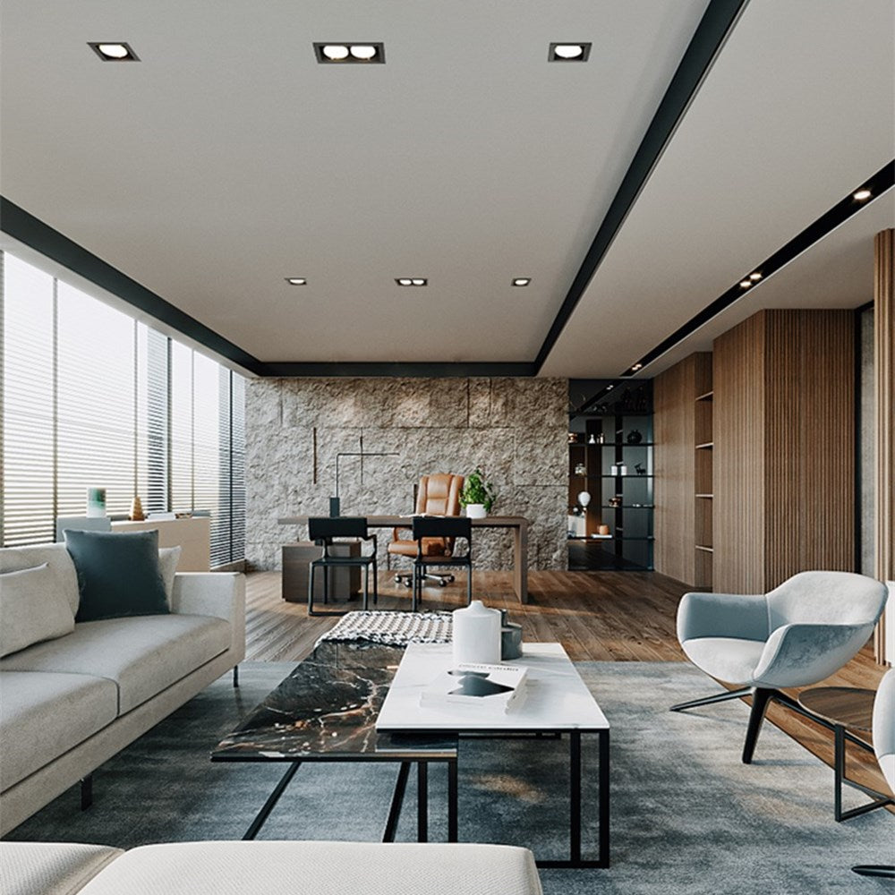 Recessed Led Downlight Lamp GX53 Bulb Ceiling Led Light No glare Bulb Replace 14W 18W 24W For Kitchen Dining Room Living Room