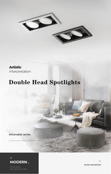 Recessed Led Downlight Lamp GX53 Bulb Ceiling Led Light No glare Bulb Replace 14W 18W 24W For Kitchen Dining Room Living Room