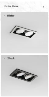 Recessed Led Downlight Lamp GX53 Bulb Ceiling Led Light No glare Bulb Replace 14W 18W 24W For Kitchen Dining Room Living Room