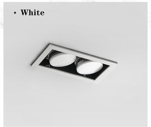 Recessed Led Downlight Lamp GX53 Bulb Ceiling Led Light No glare Bulb Replace 14W 18W 24W For Kitchen Dining Room Living Room