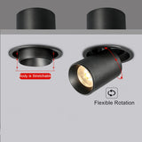 Led Recessed Lights Dimmable Spot Led Downlight Foldable Rotatable Indoor Home Ceiling Lamp AC110V 220V Living Room Kitchen Lamp