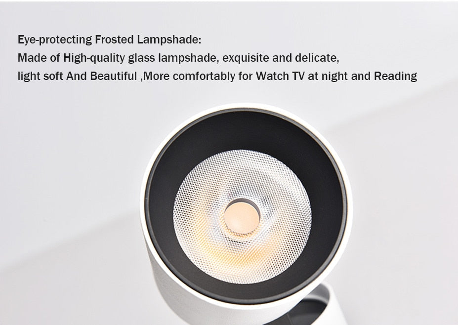 Led Recessed Lights Dimmable Spot Led Downlight Foldable Rotatable Indoor Home Ceiling Lamp AC110V 220V Living Room Kitchen Lamp