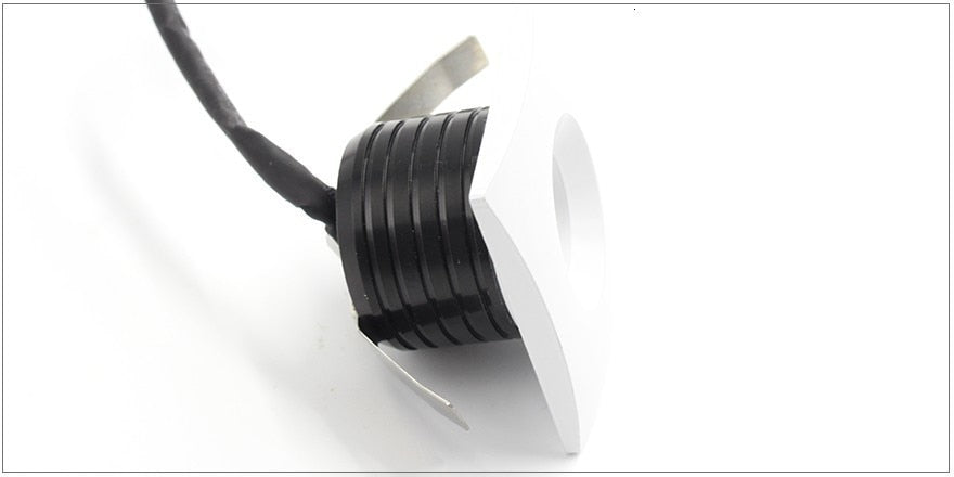 LEDIARY LED Mini Downlight 36-42mm Cut hole Square White Aluminum Recessed COB Downlight LED Spot Lamp 100-240V Isolated Driver