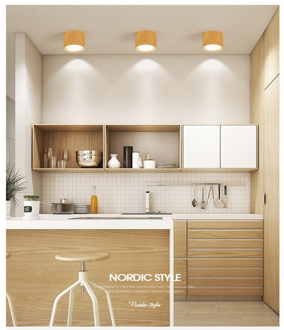 Surface Mounted Led Downlight Dimmable 5W 12W Ceiling LED Spot Lamp Indoor Lighting Fixture For Living Room Foyer Decoration