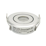 Mini 1W 3W 10pcs Silver Aluminum Spot LED Downlight Receesed Ceiling Light Small Size Cut 40-45mm