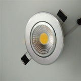 Super Bright Recessed LED Dimmable Downlight COB 3W 5W 7W 12W LED Spot light LED decoration Ceiling Lamp AC/DC 12V