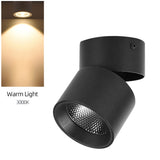 LED Spot Light Focus Ceiling Spotlight Foldable Surface Mounted Downlights Adjustable Angle Indoor Lighting for Home Shop Window