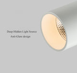 Dimmable Surface Mounted 360° Rotatable Adjustable LED Ceiling Track Downlight 5W 7W 12W 15W GU10 Bulb Replaceable Spot Light