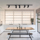 Dimmable Surface Mounted 360° Rotatable Adjustable LED Ceiling Track Downlight 5W 7W 12W 15W GU10 Bulb Replaceable Spot Light