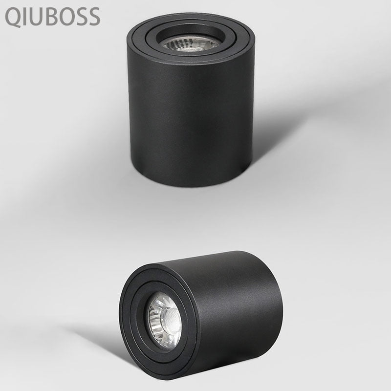 Round Dimmable LED Downlight 7W/12W AC110v/220V Lamp Removable Angle Adjustable LED Ceiling Spotlight for Household Lighting