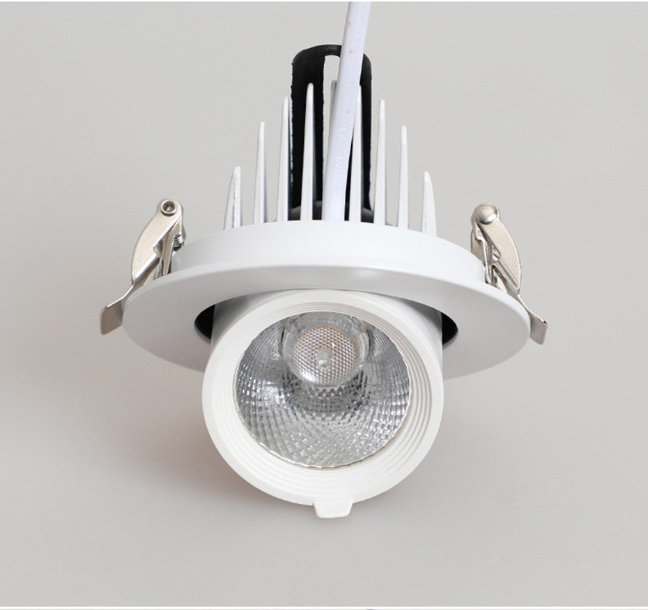 LED Downlight 220V 110V Spot LED downlight Dimmable 7W 10W 12W 15W Recessed in LED Ceiling Downlight Light Cold Warm white Lamp