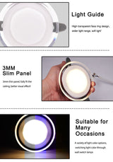 10Pcs Downlight 3w 5w spot led lights 3000k 4500K 6000K AC 220V-240V led Downlight Kitchen living room Indoor recessed lighting