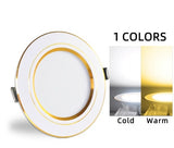 10Pcs Downlight 3w 5w spot led lights 3000k 4500K 6000K AC 220V-240V led Downlight Kitchen living room Indoor recessed lighting