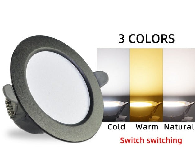 10Pcs Downlight 3w 5w spot led lights 3000k 4500K 6000K AC 220V-240V led Downlight Kitchen living room Indoor recessed lighting