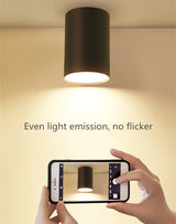 Dimmable Surface Mounted Aluminum LED Downlights 7W 9W 12W 15W 18W 24W Chip COB Ceiling Spot Lights AC85~265V home renovation