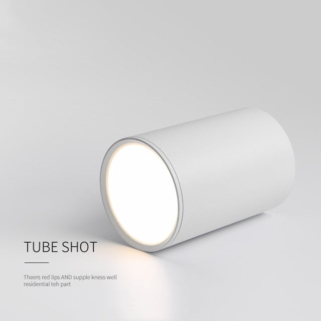 Dimmable Surface Mounted Aluminum LED Downlights 7W 9W 12W 15W 18W 24W Chip COB Ceiling Spot Lights AC85~265V home renovation