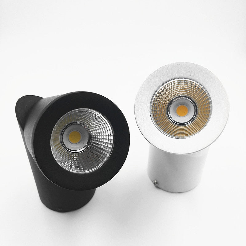 Dimmable Rotating LED Downlights 7W 9W 12W 15W COB LED Ceiling Spot Lights AC110-220V LED Wall Lamp Warm Cold White Indoor Lighting