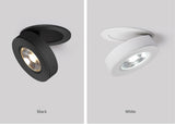 Dimmable 3W 5W 7W 12W Slim COB Ceiling Recessed Downlight 360 Degree Rotatable 90degree Foldable LED Spot Light Indoor Lighting