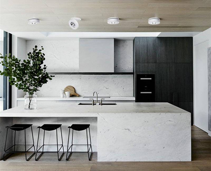 Dimmable 3W 5W 7W 12W Slim COB Ceiling Recessed Downlight 360 Degree Rotatable 90degree Foldable LED Spot Light Indoor Lighting