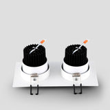 Dimming square hole LED downlight ceiling light 5w 7w 10w 20w 110v/220v ceiling anti-fog light household lighting