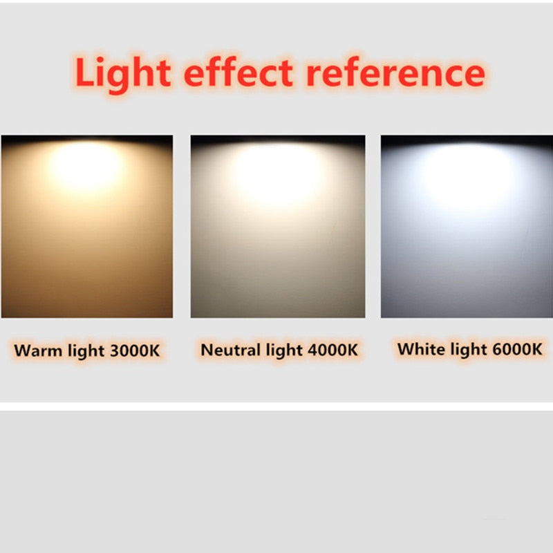 Dimming square hole LED downlight ceiling light 5w 7w 10w 20w 110v/220v ceiling anti-fog light household lighting