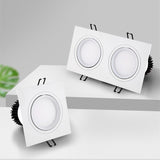 Dimming square hole LED downlight ceiling light 5w 7w 10w 20w 110v/220v ceiling anti-fog light household lighting