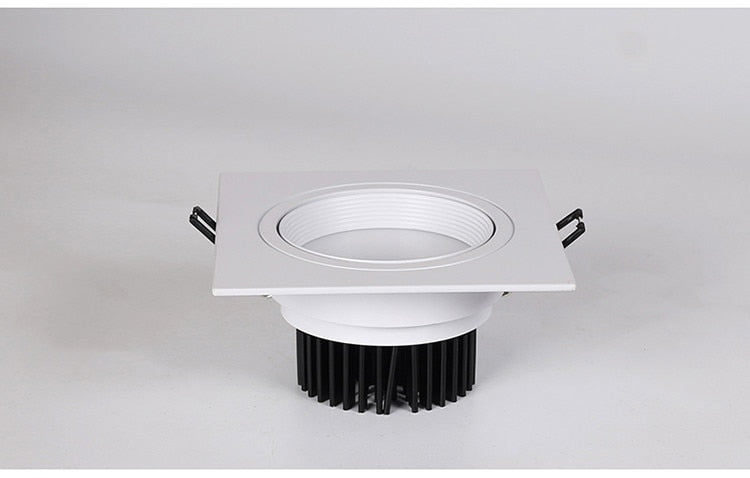 Dimming square hole LED downlight ceiling light 5w 7w 10w 20w 110v/220v ceiling anti-fog light household lighting