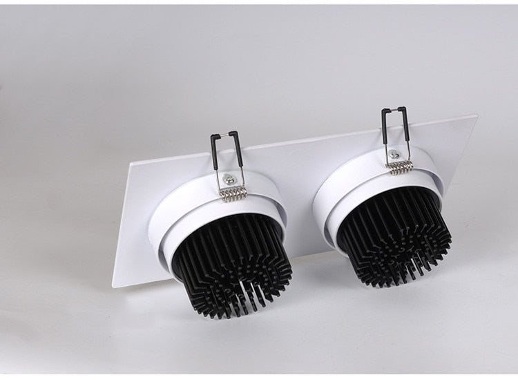 Dimming square hole LED downlight ceiling light 5w 7w 10w 20w 110v/220v ceiling anti-fog light household lighting