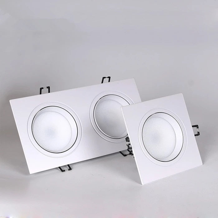 Dimming square hole LED downlight ceiling light 5w 7w 10w 20w 110v/220v ceiling anti-fog light household lighting