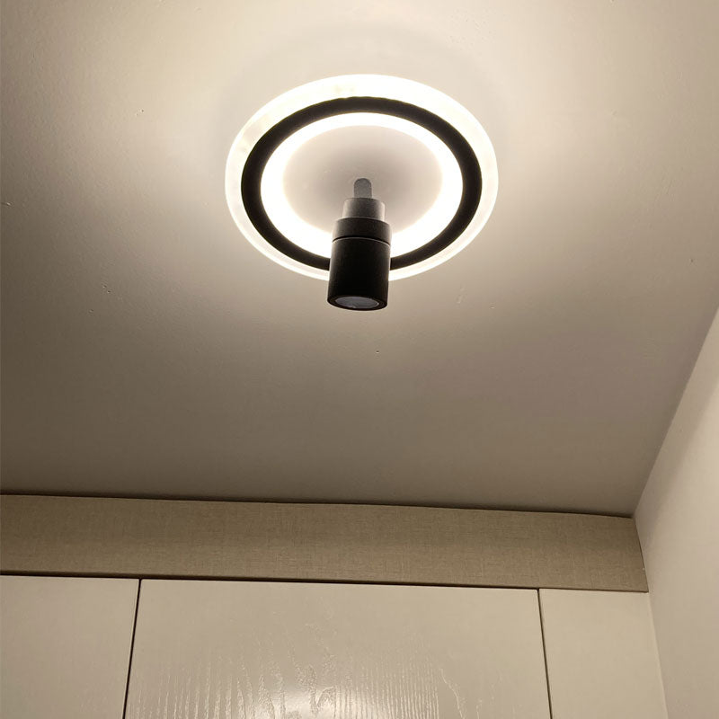 Tinlaibor Corridor led Downlights Washroom Cloakroom Aisle Wall Spot lamp Rotate Hall Entrance Stair lamp Downlight 20W 12W