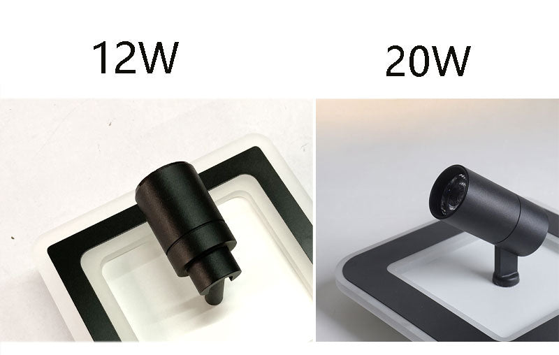 Tinlaibor Corridor led Downlights Washroom Cloakroom Aisle Wall Spot lamp Rotate Hall Entrance Stair lamp Downlight 20W 12W