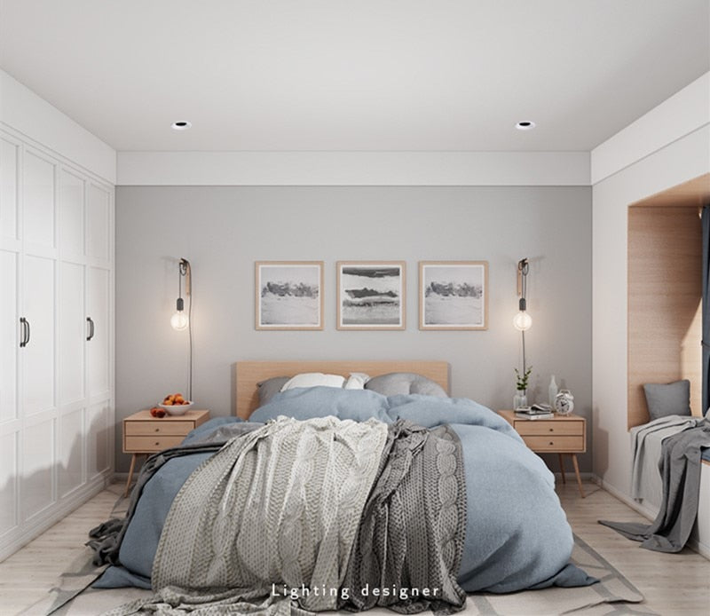 Dimmable Anti Glare Spot light  5W 7W 9W 12W 15W/18W ceiling lamp Recessed led light LED Downlight for living room aisle light