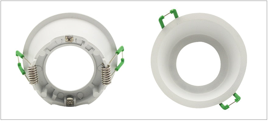  Round Deep Concave Single Ring Downlight LED Bulb Replaceable MR16 GU5.3/GU10 12V 85V-265V 75mm Hole Ceiling Spot Light