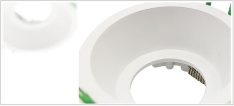  Round Deep Concave Single Ring Downlight LED Bulb Replaceable MR16 GU5.3/GU10 12V 85V-265V 75mm Hole Ceiling Spot Light