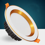 Recessed-Light Modern Down light Led Ceiling Lamp Aluminum High Brightness Living Room Light Led Fixture 7W 10W 12W Dimmable