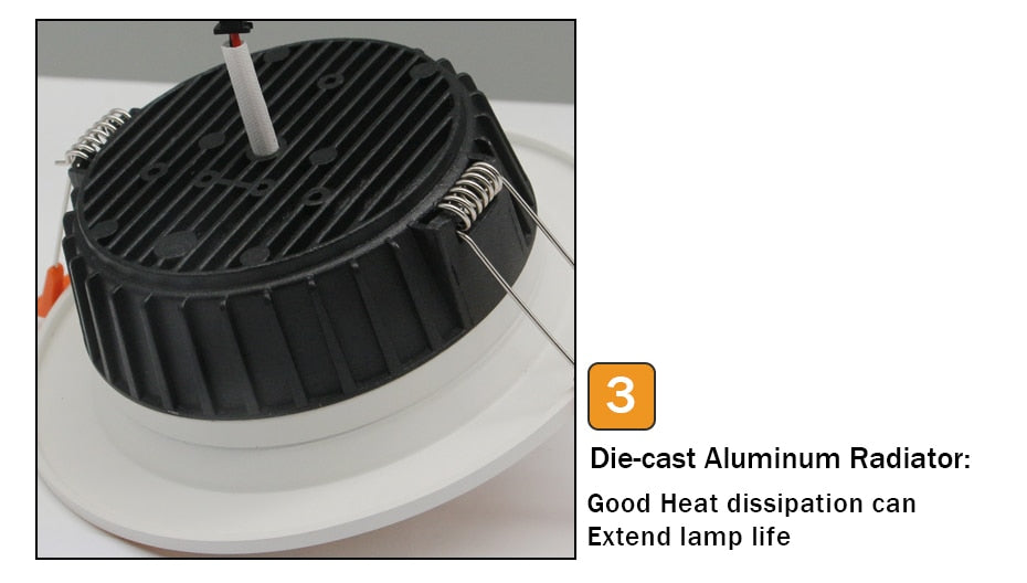 Recessed-Light Modern Down light Led Ceiling Lamp Aluminum High Brightness Living Room Light Led Fixture 7W 10W 12W Dimmable