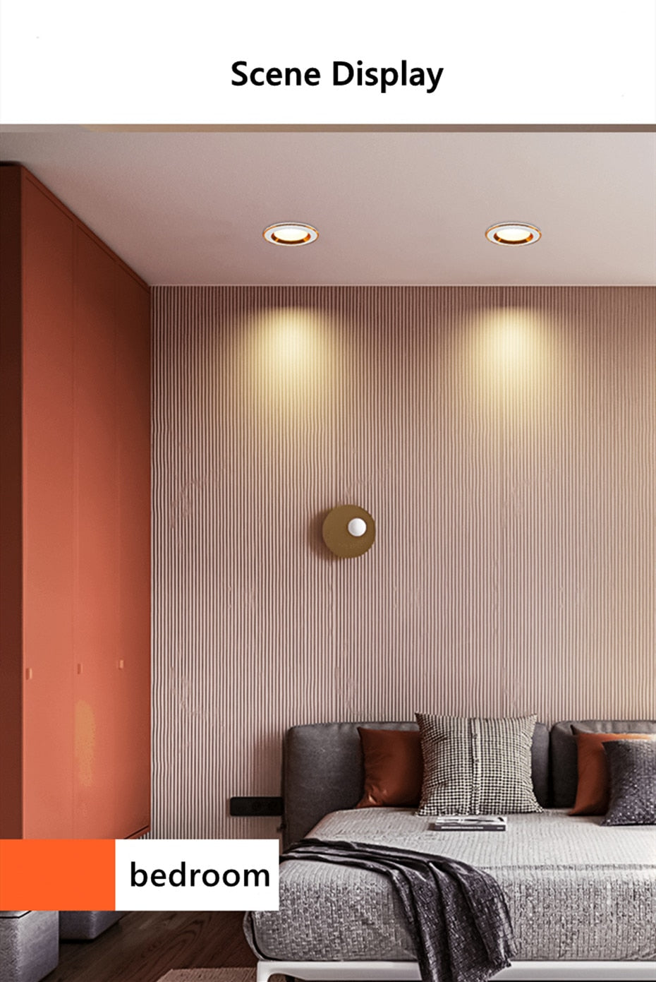 Recessed-Light Modern Down light Led Ceiling Lamp Aluminum High Brightness Living Room Light Led Fixture 7W 10W 12W Dimmable