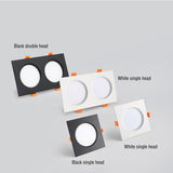 Dimmable SMD Recessed Led AC110/220V Downlight Square  2835 Spotlight 18W 24W 30W AC85-265V Ceiling Lamp For Indoor Lighting