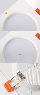 Dimmable SMD Recessed Led AC110/220V Downlight Square  2835 Spotlight 18W 24W 30W AC85-265V Ceiling Lamp For Indoor Lighting