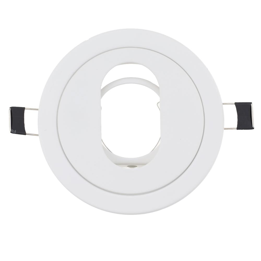 led GU10 fixture Adjustable led Ceiling Spot Light MR16 light bases Fitting Ovel Metal Holder Frame Replaceable Downlights