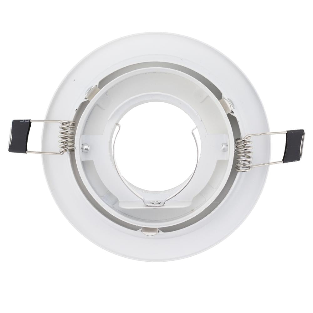 led GU10 fixture Adjustable led Ceiling Spot Light MR16 light bases Fitting Ovel Metal Holder Frame Replaceable Downlights