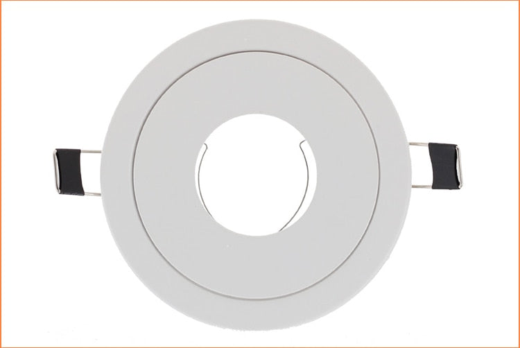 led GU10 fixture Adjustable led Ceiling Spot Light MR16 light bases Fitting Ovel Metal Holder Frame Replaceable Downlights