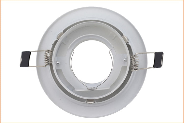 led GU10 fixture Adjustable led Ceiling Spot Light MR16 light bases Fitting Ovel Metal Holder Frame Replaceable Downlights