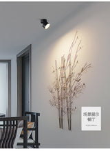 Dimmable and rotatable folding ceiling light 7W 12W 18W AC85V-285V LED surface mounted downlight astigmatism track light