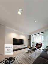 Dimmable and rotatable folding ceiling light 7W 12W 18W AC85V-285V LED surface mounted downlight astigmatism track light